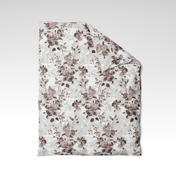 Rokdarbu kokvilnas segas pārvalks | Antique Bloom