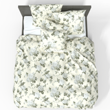 Ręcznie szyty luksusowy satynowy bawełniany komplet pościeli Deluxe | Paris