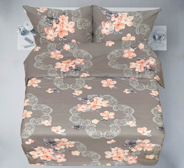 Letzte Stücke – handgefertigtes Baumwoll-Bettwäsche-Set | Antique Rose
