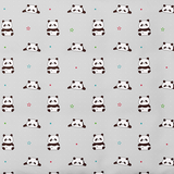 Ręcznie szyty bawełniany komplet pościeli | Panda Pop