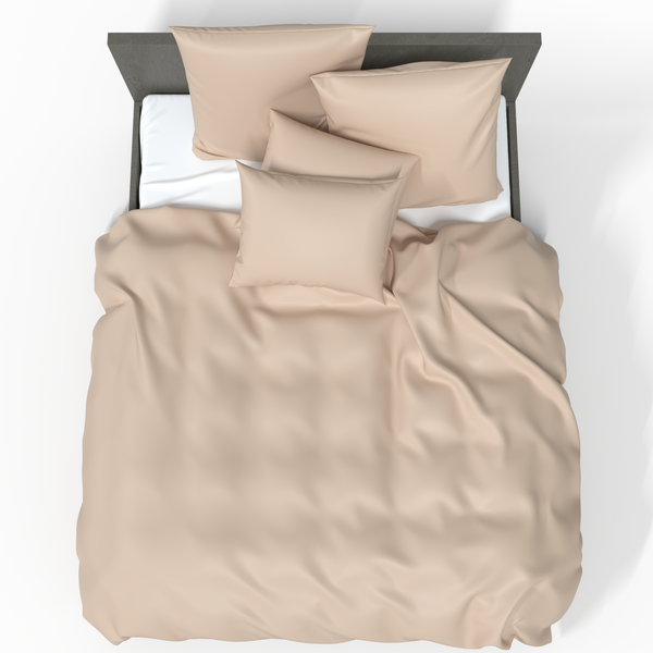 Handmade Luxury Premium Satin Cotton Duvet Cover | Frappe