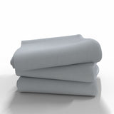 Handmade Cotton Flat Sheet | Glacier Gray