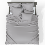 Luksusowa tkanina satynowa 100% bawełniana Premium | Opal Gray