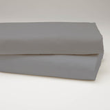 Handmade Cotton Flat Sheet | Frost Gray
