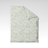 Handmade cotton duvet cover | Olive Whisper
