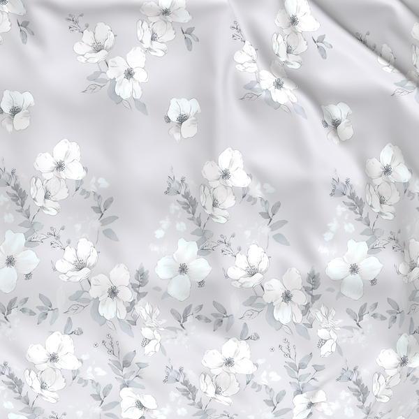 Luxury Deluxe Satin 100% Cotton Fabric | Kyoto