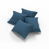 Ręcznie szyta bawełniana poszewka na poduszkę | Blue Ashes