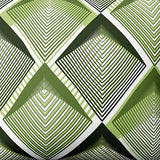 Rączkowany bawełniany materiał wzorzysty | Emerald Pulse