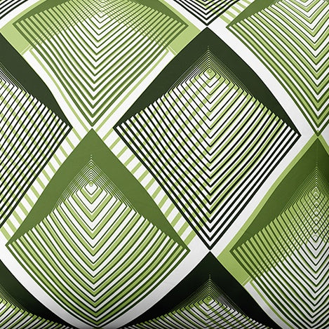 Gemusterter Baumwollstoff | Emerald Pulse