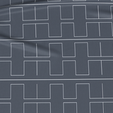 Ręcznie szyta luksusowa satynowa bawełniana prześcieradło z gumką Deluxe | Berlin