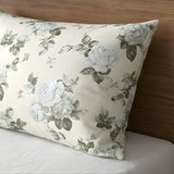 Ręcznie szyty luksusowy satynowy bawełniany komplet pościeli Deluxe | Paris