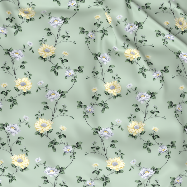 Luxury Deluxe Satin 100% Cotton Fabric | Florence