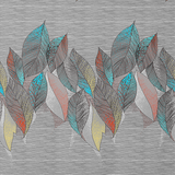 Rączkowany bawełniany materiał wzorzysty | Jungle Lines