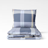 Rączkowany bawełniany materiał wzorzysty | Coastal Check