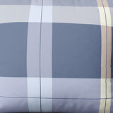 Handmade cotton duvet cover | Coastal Check