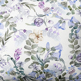 Ręcznie szyty bawełniany komplet pościeli | Lavender Field