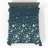 Ręcznie szyta luksusowa satynowa bawełniana prześcieradło bez gumki Deluxe | Vienna