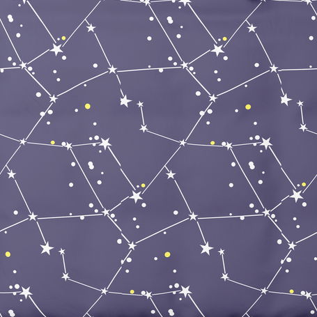 Raštuotas medvilninis audinys | Star Map