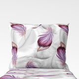 Handmade cotton pillowcase | Violet Feather