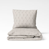 Ręcznie szyty bawełniany komplet pościeli | Sand Weave