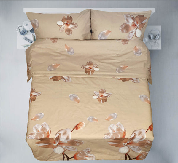 Letzte Stücke – handgefertigtes Baumwoll-Bettwäsche-Set | Sandy Magnolia