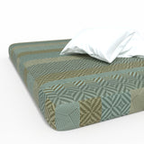 Ręcznie szyta luksusowa satynowa bawełniana prześcieradło z gumką Deluxe | Tbilisi