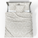 Ręcznie szyty luksusowy satynowy bawełniany komplet pościeli Deluxe | Prague