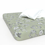 Handmade Luxurious Deluxe Satin Cotton Fitted Sheet | Geneva