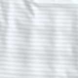 Ręcznie szyta luksusowa satynowa bawełniana poszewka na kołdrę Premium prążkowana | White