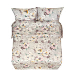 Tkanina lniana | Akwarela - Lniana tkanina z nadrukiem akwarelowym