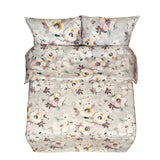 Tkanina lniana | Akwarela - Lniana tkanina z nadrukiem akwarelowym