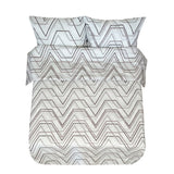 Tkanina lniana | Fale - Lniana tkanina drukowana