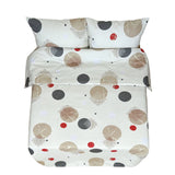 Tkanina lniana | Boobles - Lniana tkanina w kolorowe wzory