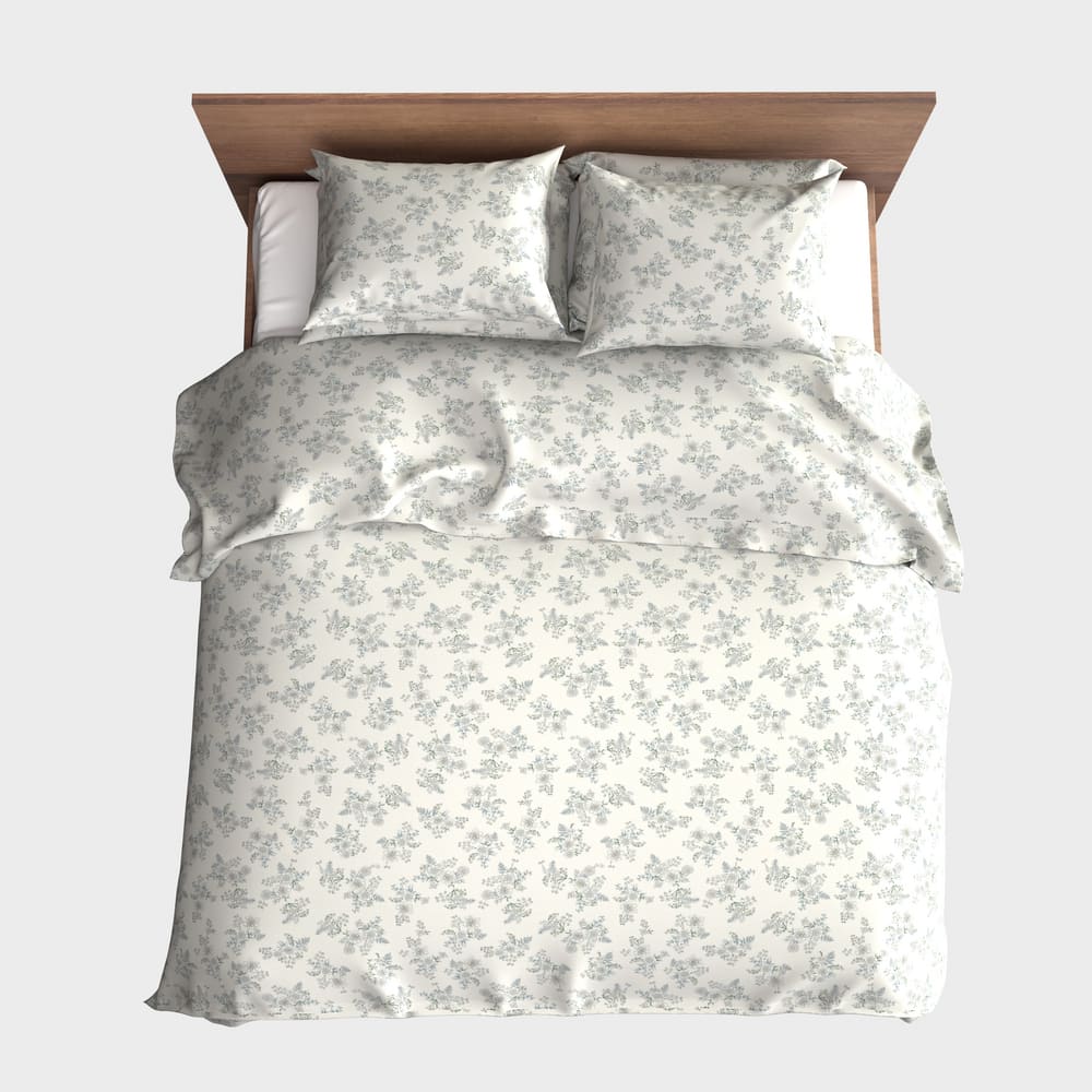 Tkanina lniana | Mist - Lniana tkanina z nadrukiem