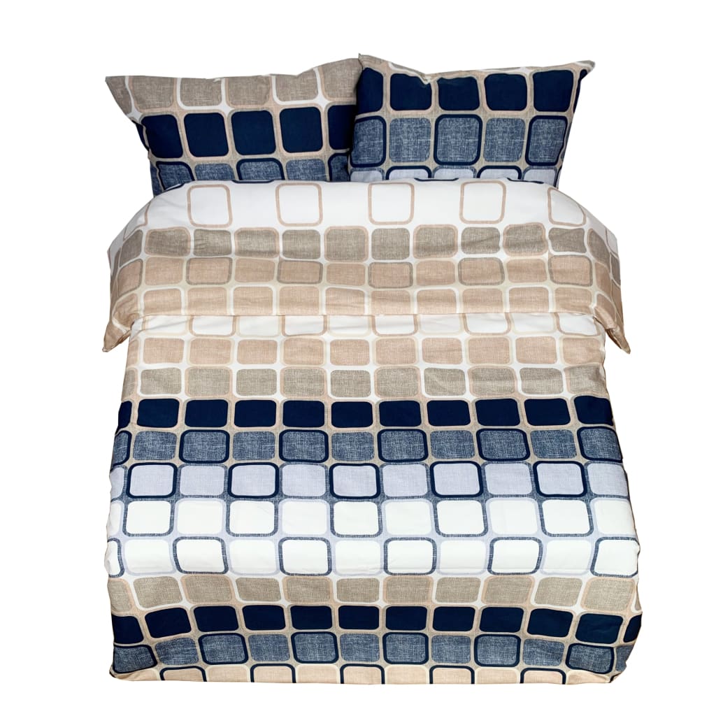 Tkanina lniana | Symetria - Lniana tkanina w wzory