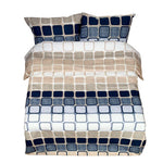 Tkanina lniana | Symetria - Lniana tkanina w wzory