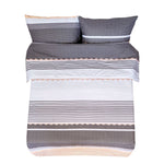 Tkanina lniana | Sunday - Lniana tkanina w kolorowe wzory