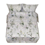 Tkanina lniana | Lato - Lniana tkanina w kolorowe wzory