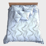 Tkanina płócienna | Vortex - Płócienna tkanina w kolorowe wzory