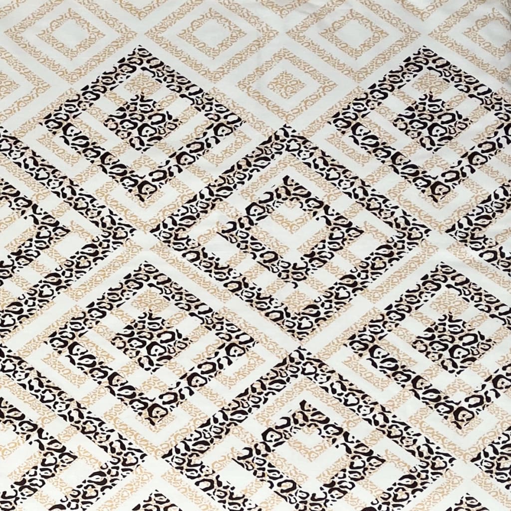 Poszewka na kołdrę z tkaniny bawełnianej szyta na miarę | Leopard