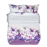 Poszewka na kołdrę z tkaniny bawełnianej szyta na miarę | Purple - Szyta