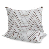 Poszewka na poduszkę z tkaniny lnianej | Fale - Szyta