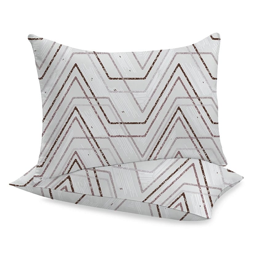 Poszewka na poduszkę z tkaniny lnianej | Fale - Szyta