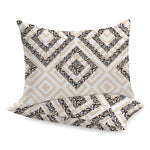 Poszewka na poduszkę z tkaniny lnianej | Leopard - wzorzysta