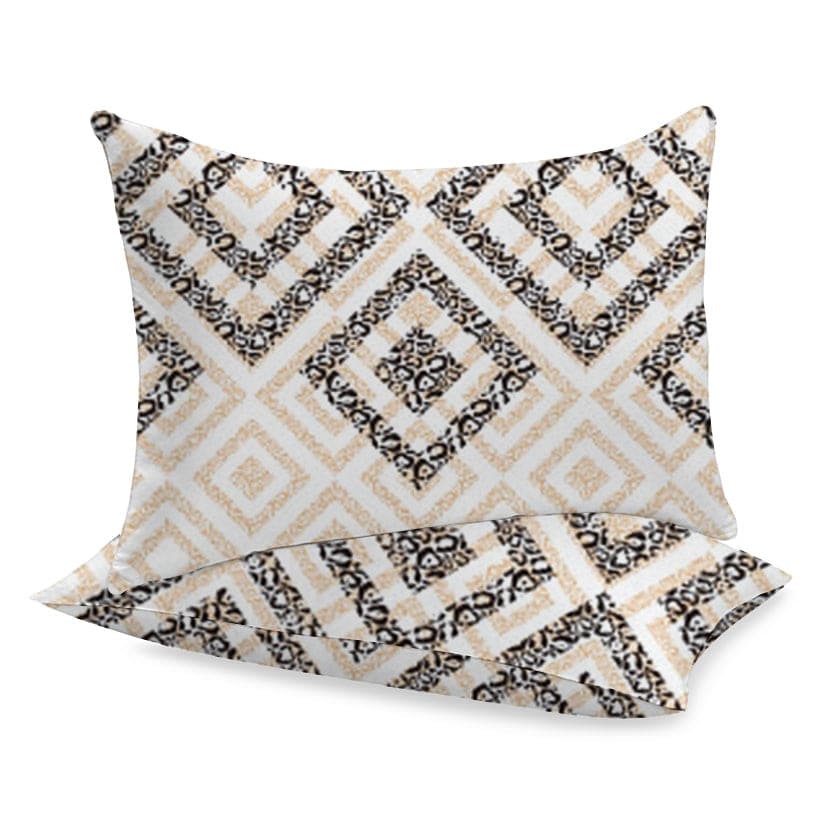 Poszewka na poduszkę z tkaniny lnianej | Leopard - wzorzysta