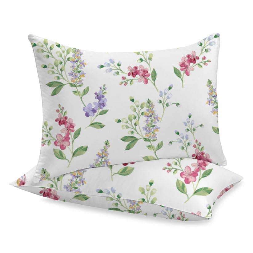 Poszewka na poduszkę z tkaniny lnianej | Zioła