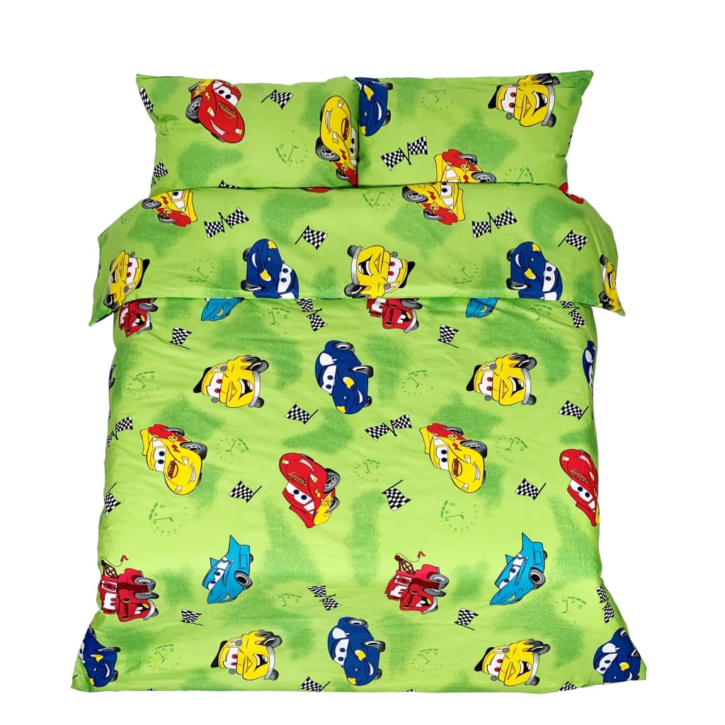 Komplet pościeli z tkaniny bawełnianej szyty na miarę | Wyścigi -