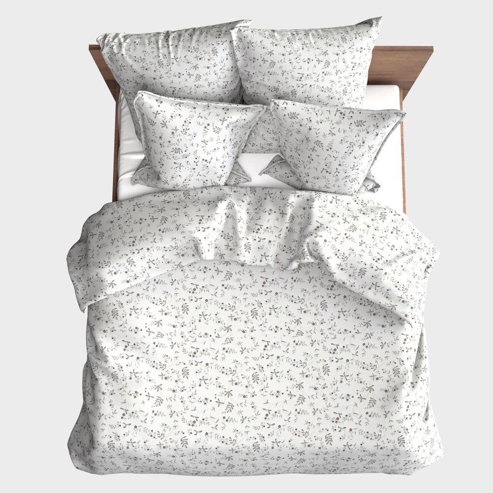 Komplet pościeli lnianej szytej na miarę | Meadow - Szyty