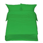 Tkanina lniana | Classic green - Lniana tkanina farbowana