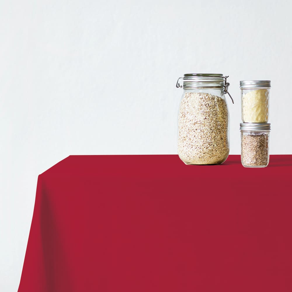 Szyta z 100% bawełny obrus | Chinese red - Obrusy